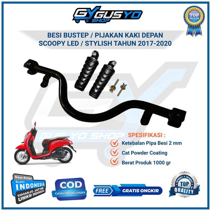 Footstep / pijakan / pancikan / bastep new scoopy 2018 tinggal pasang
