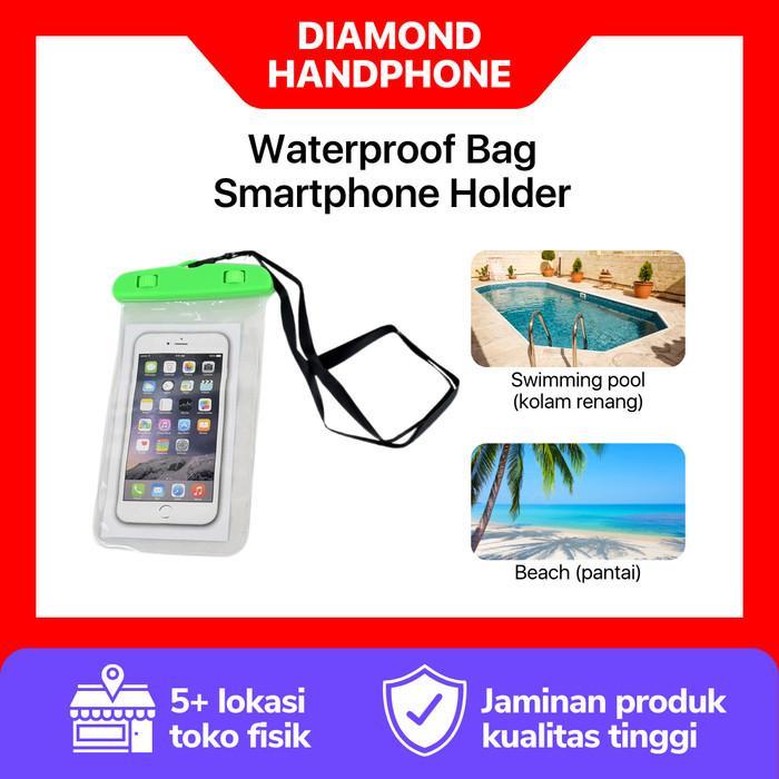 Waterproof Case Bag Pouch Kantong HP Samsung Smartphone Anti Air Pantai Renang Berenang