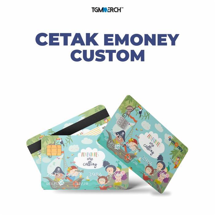Ready Print custom E-Toll Card Kartu E-Money Print UV