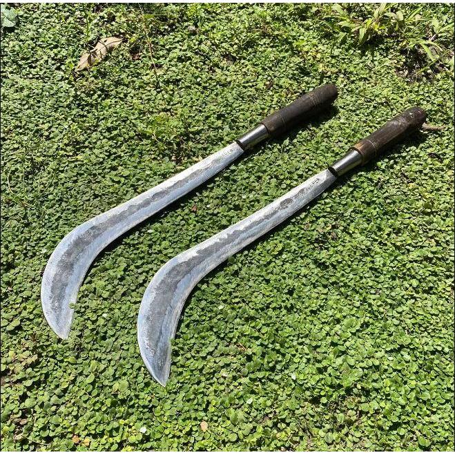 Arit Golok Rumput Tajam Sabit Baja Asli Jawa Sabit Babat Alang Alang