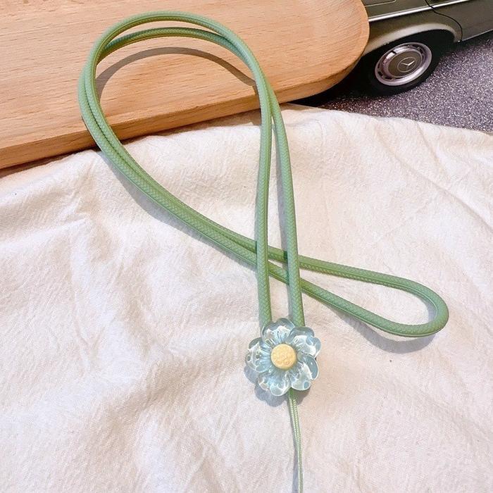 Tali Gantungan HP Tali Silkon Tali Kreatif Bunga Tali Lanyard Strap HP Tali Gantungan Leher Tali