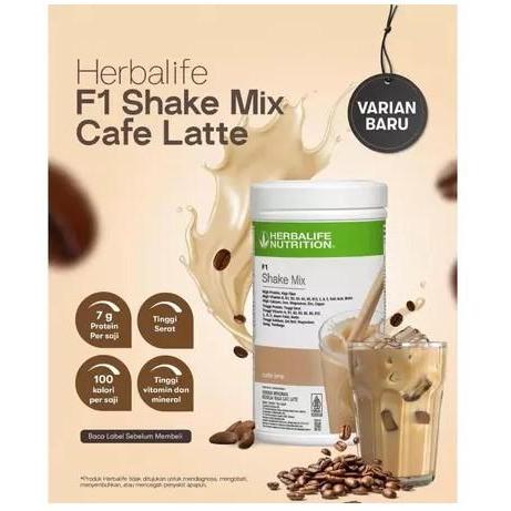 RASA BARU Shake Herbalife# F1 Shake Mix - CAFFELATTE