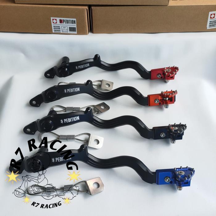Pedal Rem Lipat Expedition Full Cnc Crf 150 Tuas Rem Expedition Crf