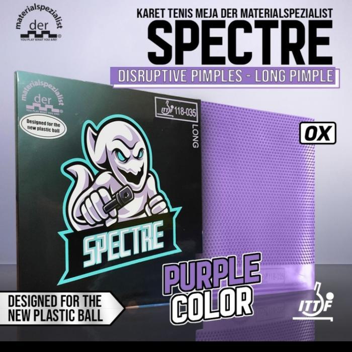 Karet Bat Der Materialspezialist Spectre Purple Bintik Panjang Ox