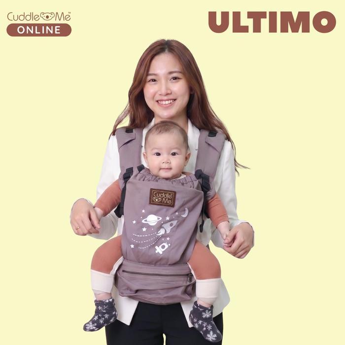 DISKON CuddleMe ULTIMO AERO Carrier Gendongan Bayi Depan SSC Hipseat M Shape Newborn 0-3 Tahun 25kg