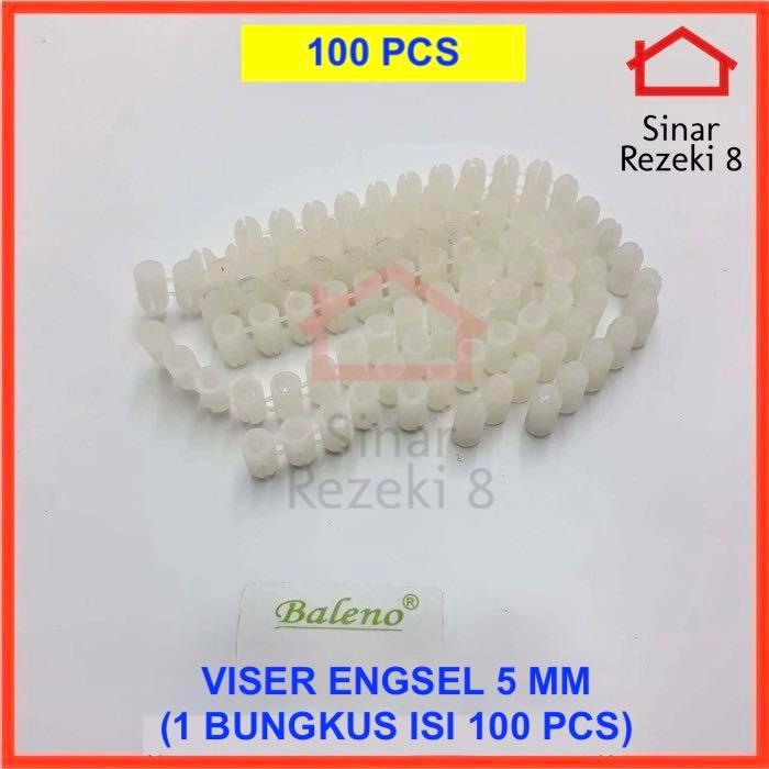 PROMO Viser Engsel 5 mm Minifix / Mini Kecil Sekrup Kayu Triplek Pendek