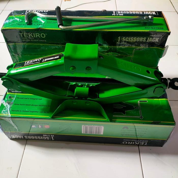 Dongkrak Jembatan Ulir TEKIRO 2 Ton - Dongkrak Mobil TEKIRO