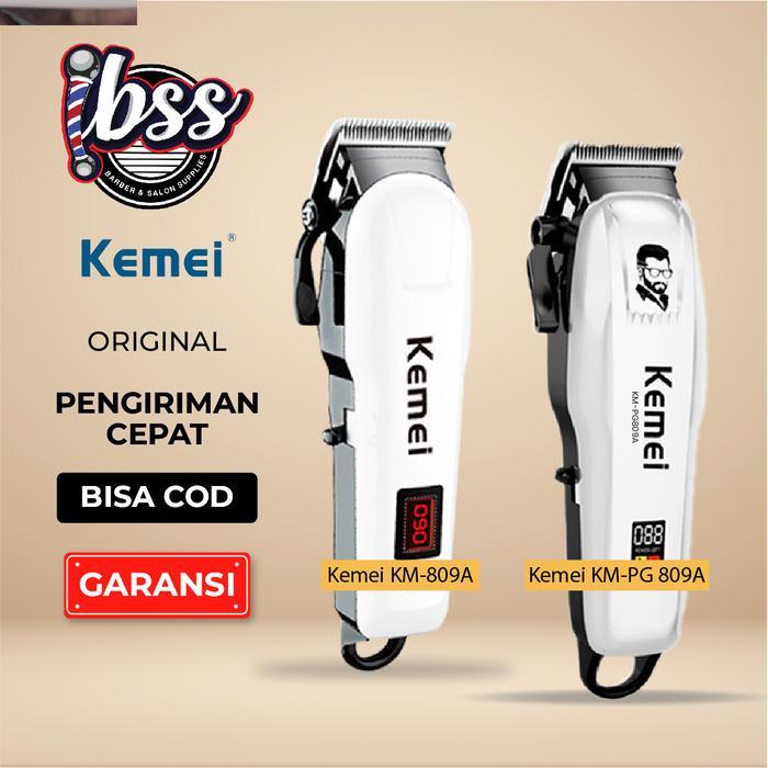 Hair Clipper Kemei 809A Alat Mesin Cukur Rambut Original KM 809A / Kemei PG 809A Alat cukur rambut