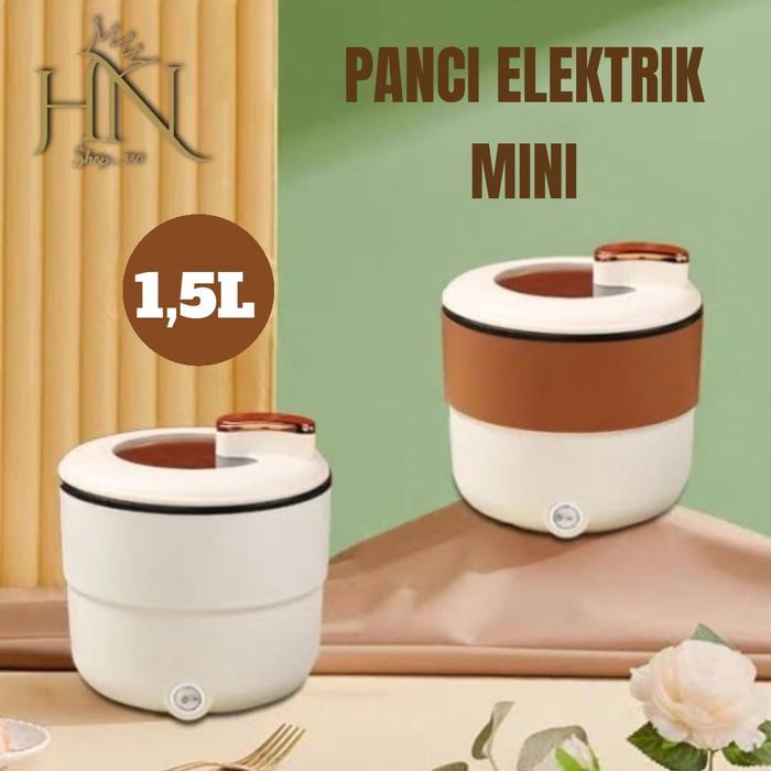 Cosmos - Hn Panci Mini 1.5 Liter Penanak Nasi Serbaguna Panci Listrik Elektrik Anti Lengket