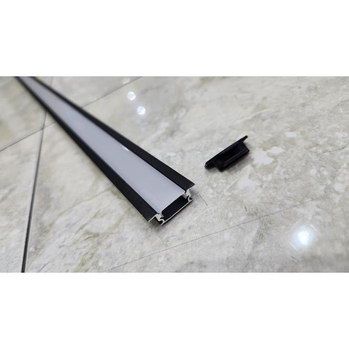 "New" U Channel Aluminium untuk Led Strip 1 meter