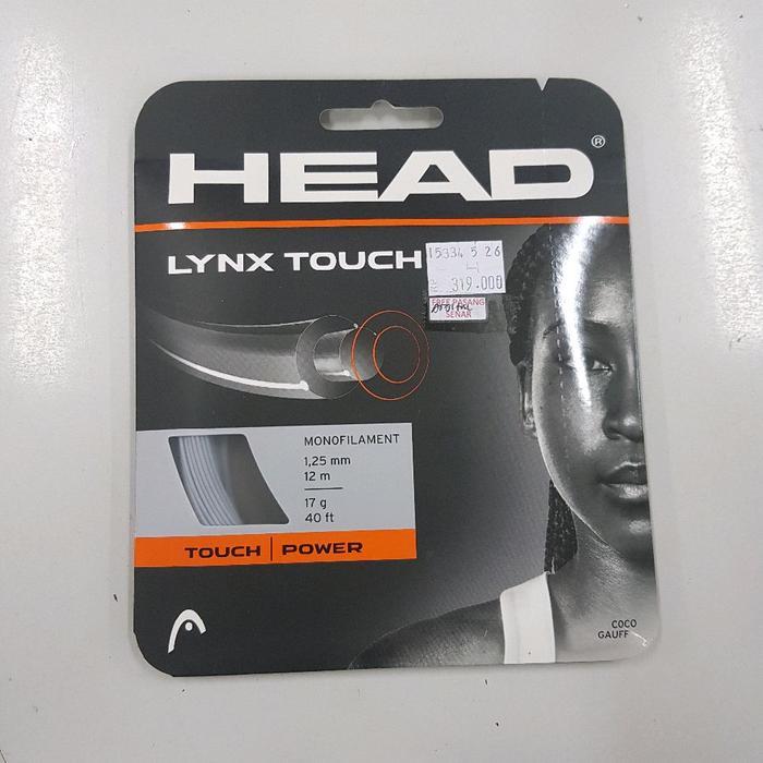 Senar Tenis Head Lynx Touch Power Original Snar String Tennis Tali Raket hed