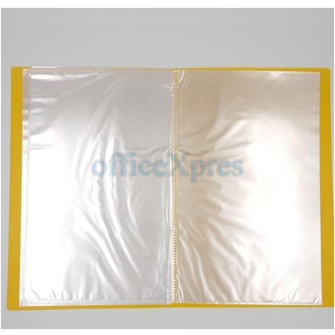 MAP PLASTIK / DOKUMEN KEEPER A4 / CLEAR HOLDER A4 20 , 40 LEMBAR HOMBO