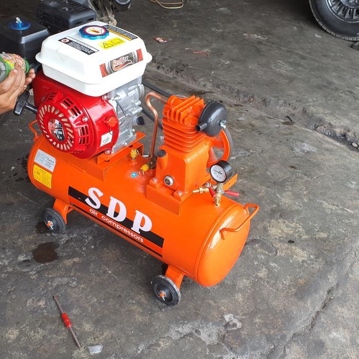 Kompresor SDP ¼hp Komplit dengan Engine 6.0Hp Redfox dan SDP