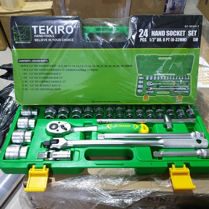Kunci Sok Tekiro 24 Pcs 6Pt Box Plastik