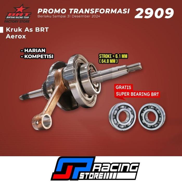 PROMO BEBAS 3-KRUK AS BRT MURAH-KRUK AS AEROX-CRANKSHAFT BRT-BANDUL BR