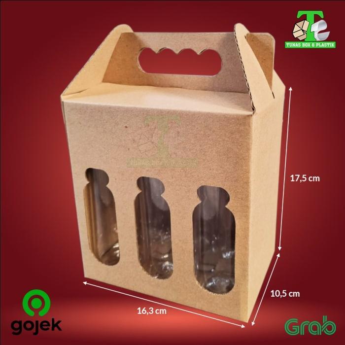Kardus Minuman Botol 250 mL Box Hampers Botol 250 mL