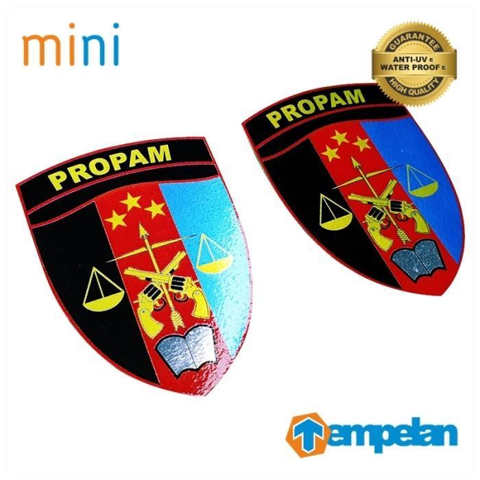 Stiker Mini Premium Propam Polri