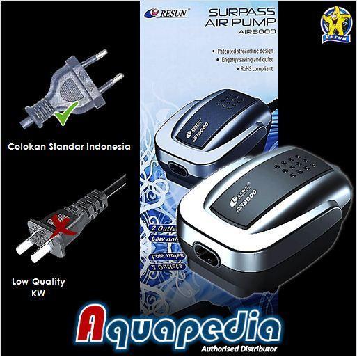 Resun Air-3000 Pompa Udara Aerator Aquarium Air Pump Air3000