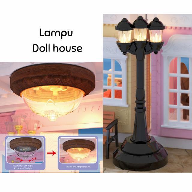 Extra Lamp Doll House lampu doll house mainan rumah boneka