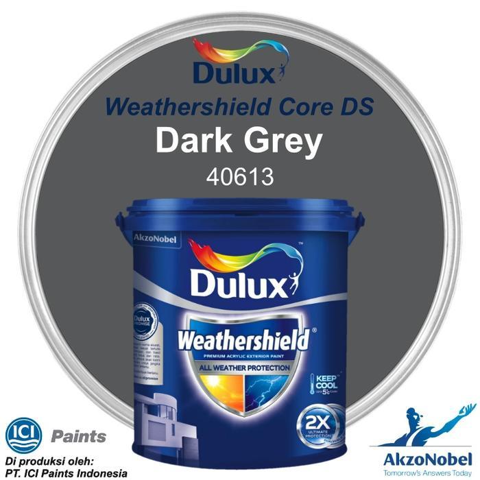 CAT DULUX WEATHERSHIELD 20 LT - DARK GREY 40613