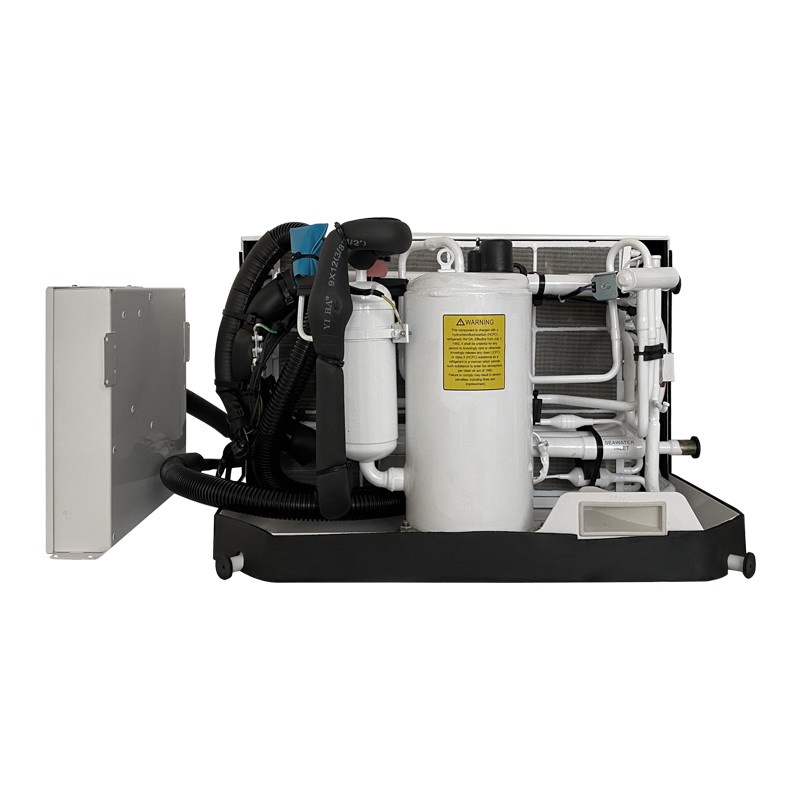 Factory Direct 24000 16000 12000 9000 BTU Marine 220V AC Water Cooled Air Conditioner with DC Fan