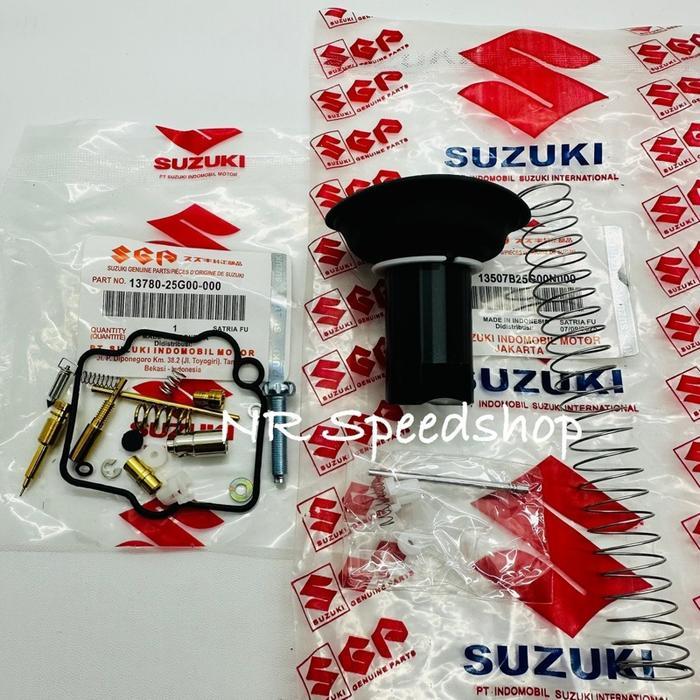 Repair Kit Reparkit + vakum Suzuki Satria Fu 150 karbu original vakum Satria Fu karet vakum Satria