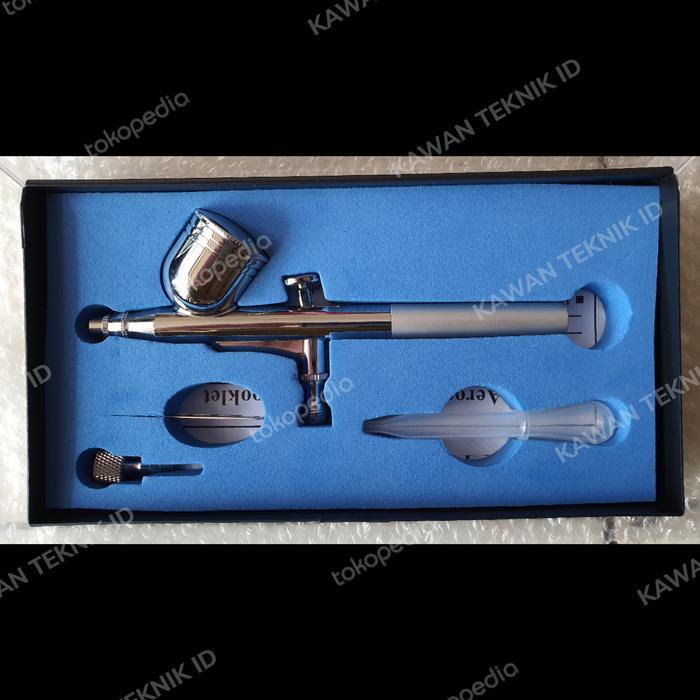 Air Brush Kit Spray Gun Airbrush 0.2Mm - 0.3Mm Alat Lukis Art Painting Untuk Melukis