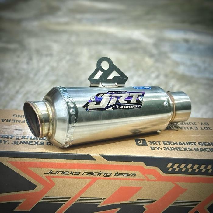Slenser Knalpot Tipe Pro-1 Original Jrt Exhaust Inlet 50Mm Motorcycle Silencer Knalpot