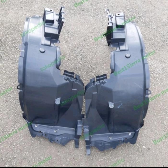 Liner Fender Pelindung Atas Ban Depan Rush Terios Original 2018 - 2022 - kanan kiri, Depan