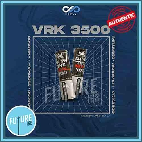 Terlaris Vrk Baterai (18650) 3500Mah 30A 3.7V Original 100% By Preva Battery / Batre Vrk 3500 Mah