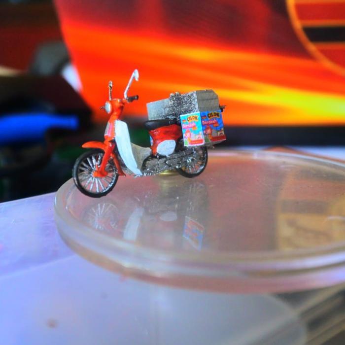 TERBARU figure motor + gerobak cilok