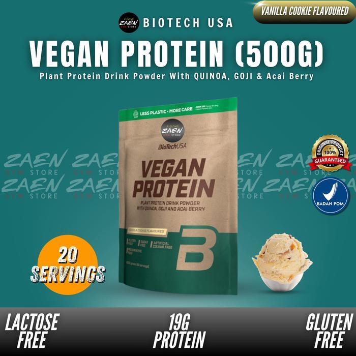 Ready Biotechusa Vegan Protein 500 Grams Plant Protein Drink Powder