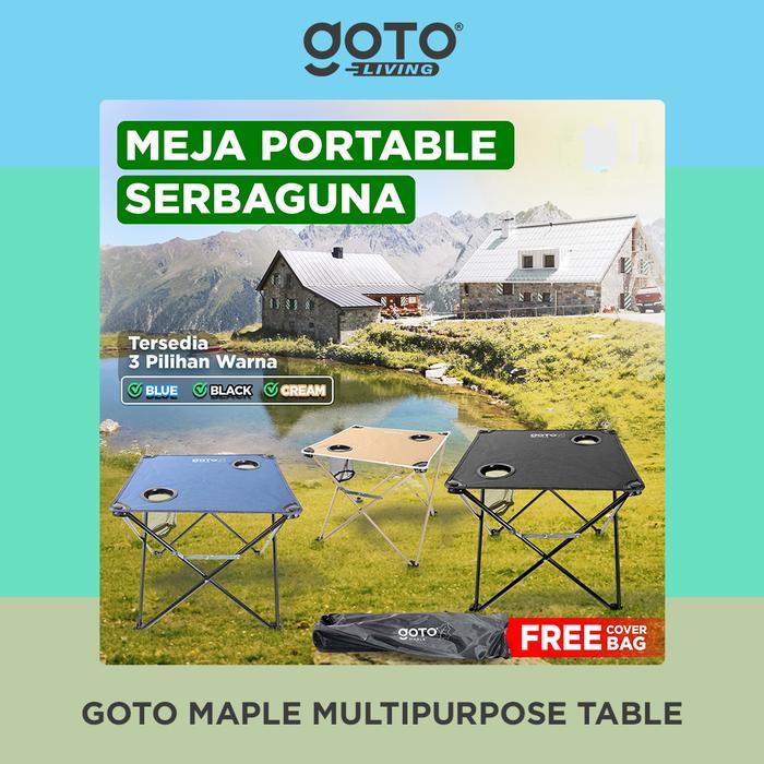 Eiger - Goto Maple Folding Table Meja Lipat Outdoor Camping Piknik Portable