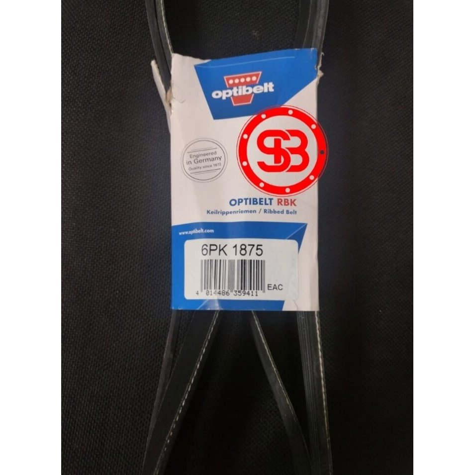 V BELT 6PK1875 / 6PK 1875 OPTIBELT GERMANY