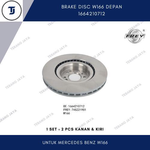 BRAKE DISC MERCEDES BENZ FREY W166 DEPAN 1664210712