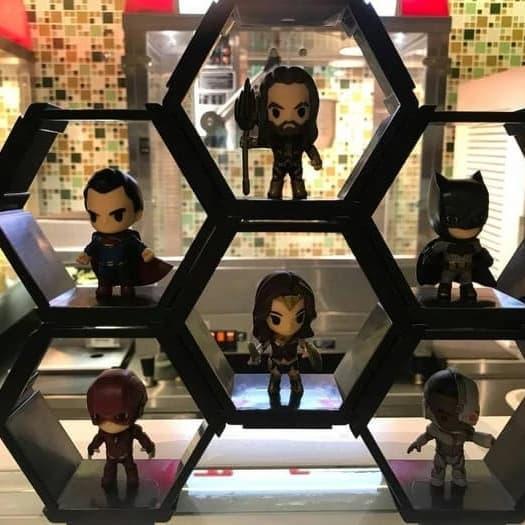 Hexagon mainan xxi Hexagons Justice League the flash aquaman cyborg cinema 21 JL