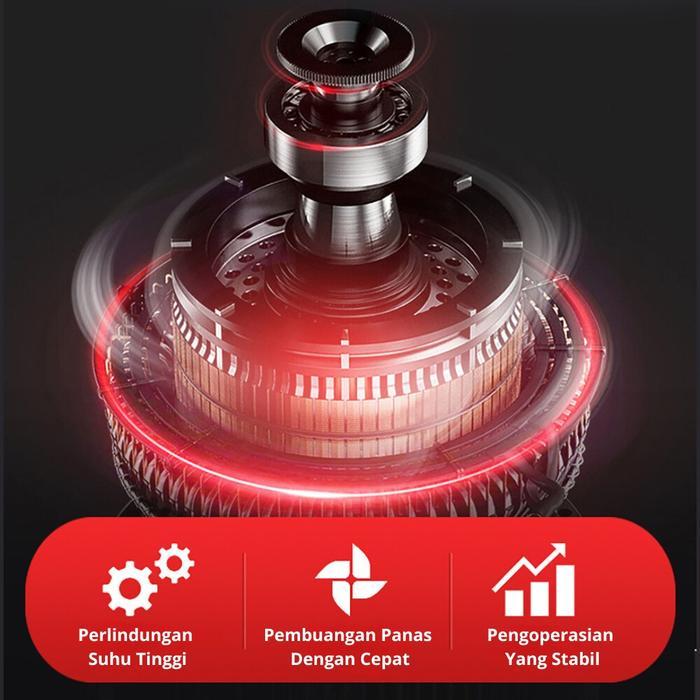 Mitsushi Mesin Blower Tangan Hand Blower Peniup Debu Pengering Blower Impact Angin Besar Blower Ac