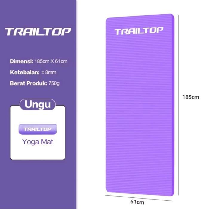 MATRAS YOGA TEBAL 10mm Matras pilates matras camping matras outdoor
