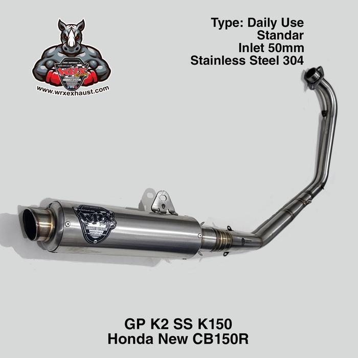 Knalpot WRX GP SS K150 New CB150R