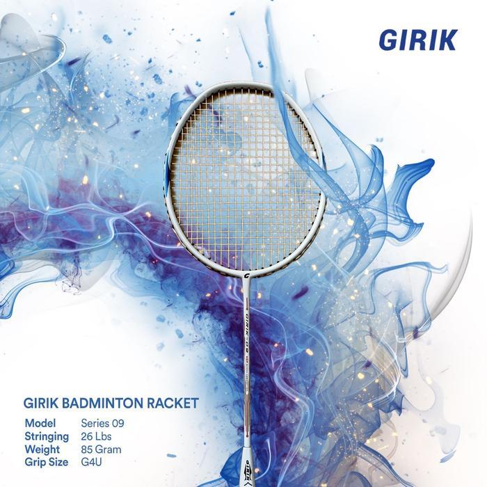 Yonex - Raket Badminton Girik - Grk Series Original Putih 1 Pc Free Tas Raket