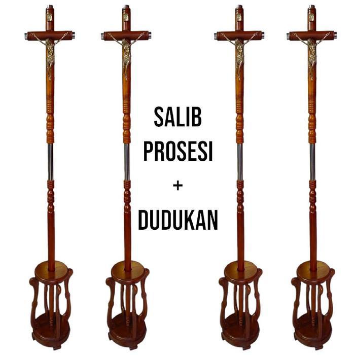 Salib Prosesi/Kasula Romo Imam Katolik/Jubah/Alba Pastor Katolik