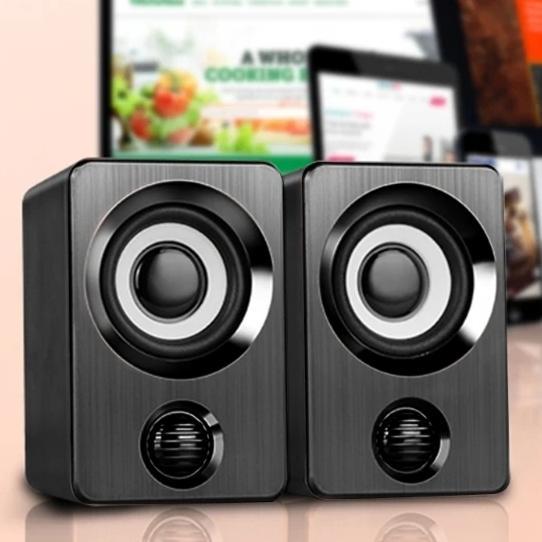 Robot - Speaker Usb Multimedia Laptop Komputer Pc Mini Bass Stereo 2.0 3W