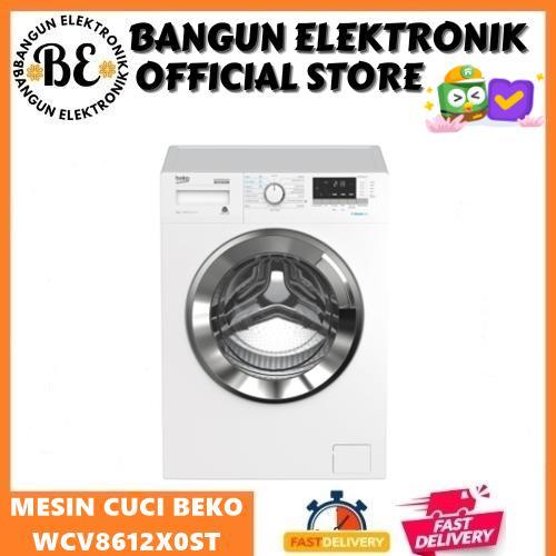 BEKO WCV8612X0ST MESIN CUCI FRONT LOADING 8 KG 1200 RPM WCV 8612 XOST