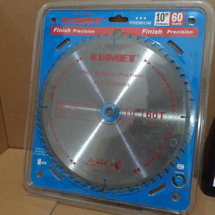 storejayabaru Saw Blade Potong Kayu 10" 60T CUMET