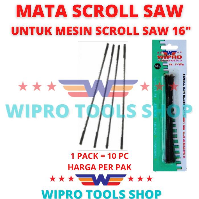 storejayabaru WIPRO MATA Untuk Mesin Gergaji Ukir Jigsaw / Scroll Saw 16"