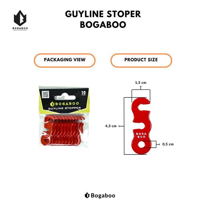 Guyline tenda BOGABOO - stoper tenda bogaboo - guyline tenda DOME