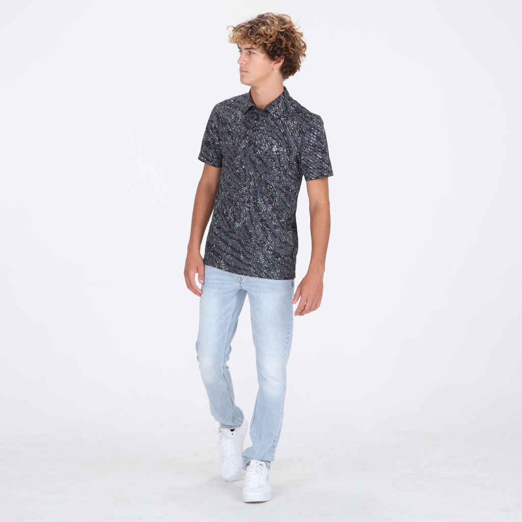 VOLCOM - MPL HORTON SHORT SLEEVE POLO BLACK