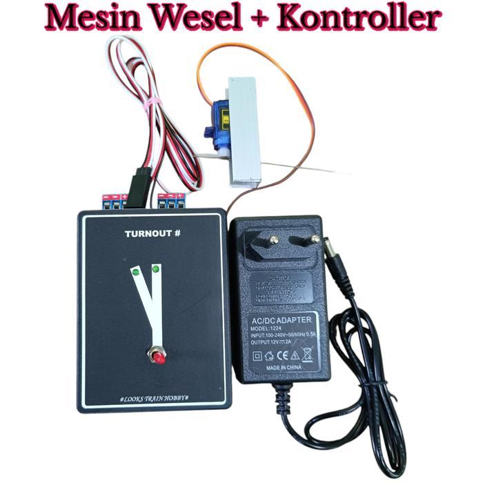 Mesin Wesel + Kontroll Kereta Api Skala HO & N