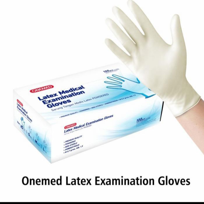 Hand Glove Latex 1 Box 100 Pcs Medis Handscoon Latex Medis Handgloves