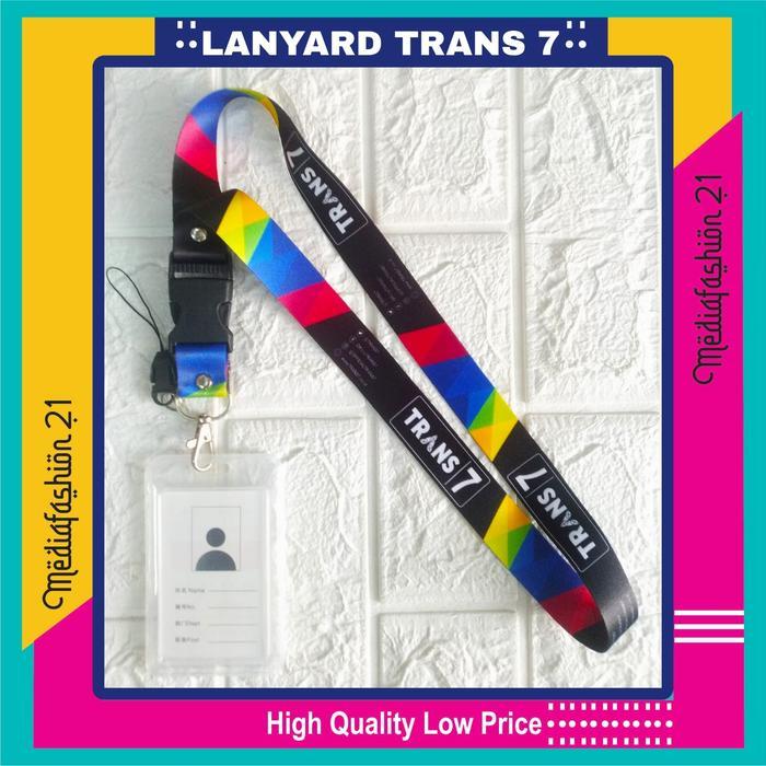 Trans 7 Lanyard Tali Gantungan Id Card 2,5Cm Free Strap Gantungan Hp